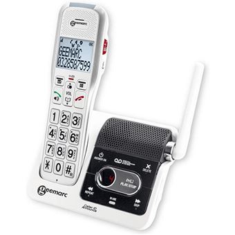 Téléphone fixe senior amplifié 595 u. L. E - avec blocage d'appels -  Téléphone sans fil - Achat & prix