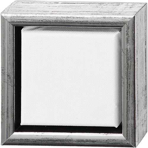 ArtistLine toile avec cadre 14 x 14 cm argenté