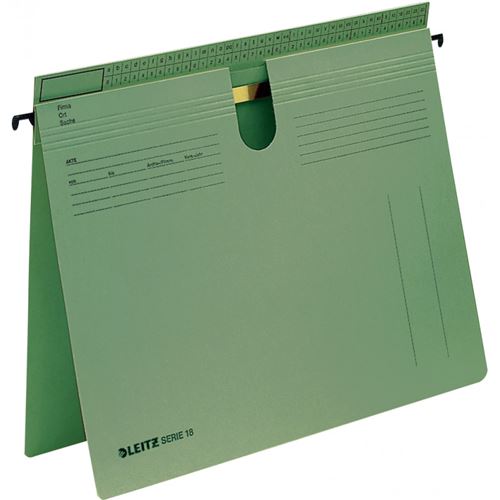 Leitz Leitz Serie 18 Hängehefter, Manilakarton 250 G/Qm, Grün Noir