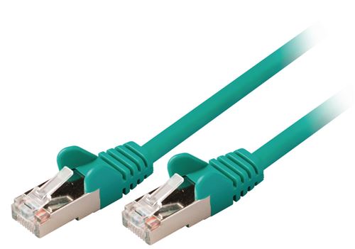 Valueline VLCP85121G05 Câble réseau Cat5e Sf / utp Rj45 (8/8) Mâle - Rj45 (8/8) Mâle 0,50 M Vert