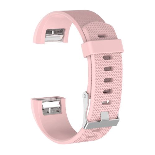 Bracelet en silicone WISETONY pour Smartwatch Fitbit charge 2 inspire - Rose clair