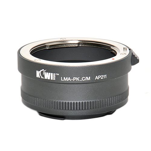 Adaptateur Bague Objectif Pentax K vers Boitier Appareil Photo Canon EF-M Mirrorless