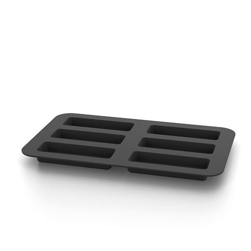 WMF gâteau Minis Barres de céréales de moules en silicone, Noir