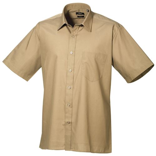 Premier - Chemise à manches courtes - Homme (40) (Bleu clair) - UTRW1082