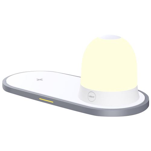 Chargeur sans fil avec Veilleuse à DEL de charge pour les iPhones pour Apple AirPod 2th