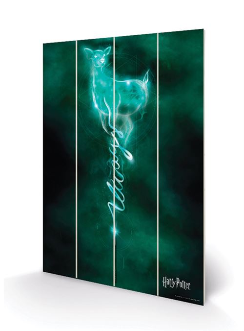 HARRY POTTER - Doe Patronus - Impression sur bois 20x29.5