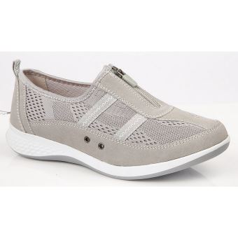 Boulevard - Baskets daim et textile - Femme (39 EUR) (Bleu marine) - UTDF1582 - 1