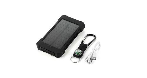 Batterie Externe Solaire Pour Motorola Moto G5 Smartphone Tablette Chargeur Universel Power Bank 4000mah 2 Port Usb