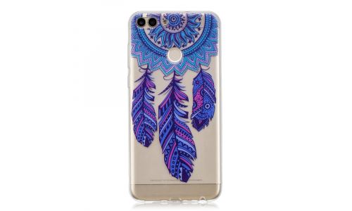Coque souple motif dreamcatcher bleu pour Huawei P-Smart