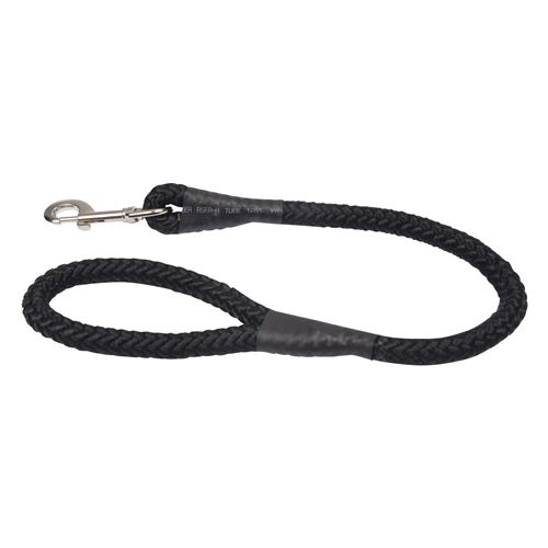 Meilleurs prix pour laisse forte ronde nylon 60cm*largeur 16mm - noir