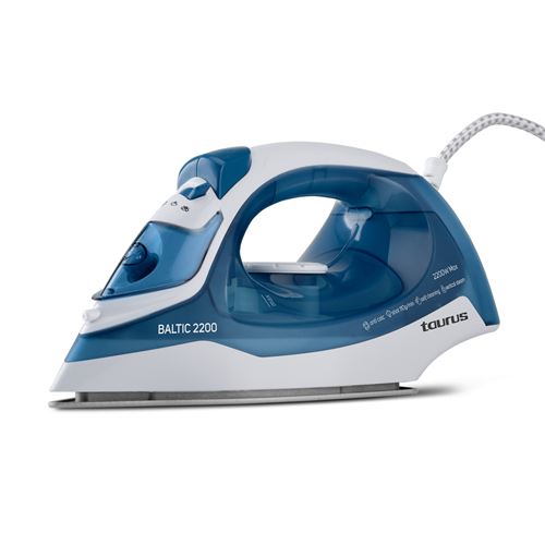Taurus Baltic 2200 - Fer &agrave; vapeur - 2200 Watt - blanc/bleu 