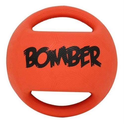 Comparer les prix de ZEUS Balle en caoutchouc Bomber 11,4 cm - Orange et noir - Pour chien