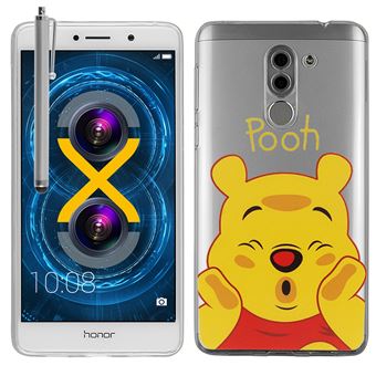 WenJie Coque pour Honor 6X Dessin Animé Manchot Transparent Souple Coque de Protection Etui Silicone TPU Case Shell pour Huawei Honor 6X 5.5
