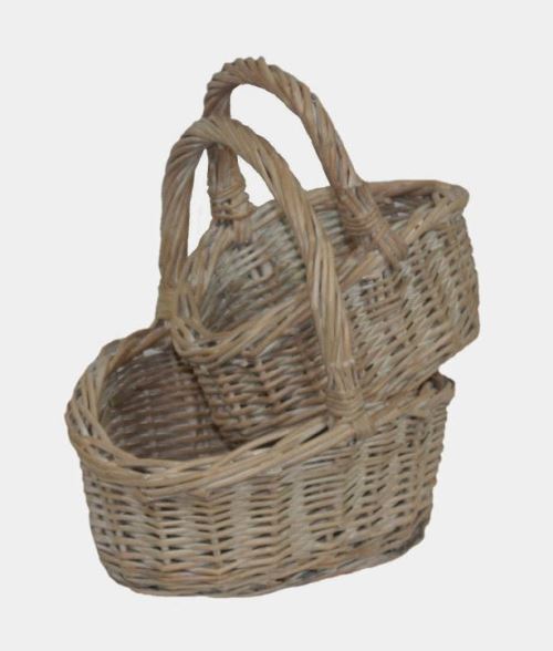 Panier d 'achats Childs Cérusé Shopper Set 2