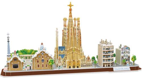 CubicFun Puzzle 3D City Line Barcelone (Tachan MC256h)