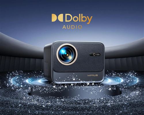 WiMiUS プロジェクター K9 Android搭載 Videorojecteur WiFi Bluetooth Intelligent-WIMIUS K9 Projecteur FHD