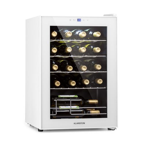 Klarstein Klarstein Shiraz 20 Uno - Frigorifero Per Vini, 53 L, 20 Bottiglie, Pannello Di Controllo Touch, 5-18°c
