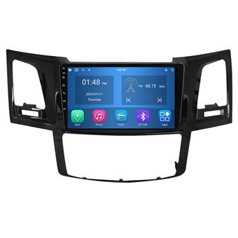 Autoradio RoverOne® Bluetooth CarPlay Android Auto Navigation 4Go RAM 64Go ROM pour Toyota Fortuner 1 AN50 AN60 Hilux Revo Vigo 2005-2014 - 1