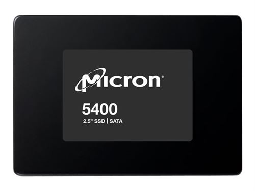 Micron 5400 PRO - SSD - chiffré - 1.92 To - interne - 2.5 - SATA 6Gb/s - AES 256 bits - Self-Encrypting Drive (SED), TCG Enterprise SSC