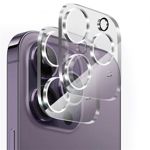 JETech Protection Objectif Caméra pour iPhone 15 Pro 6,1 Pouces et iPhone  15 Pro Max