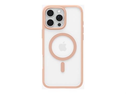 Spigen Ultra Hybrid - Coque de protection pour téléphone portable - compatibilité avec MagSafe - polycarbonate, polyuréthanne thermoplastique (TPU) - frost rose titanium - pour Apple iPhone 16 Pro