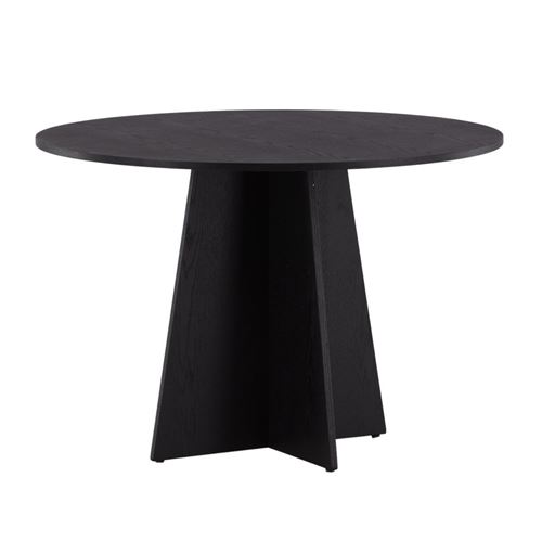 Non Communiqué Noir Table De Repas Ronde ?110 Cm Bootcut