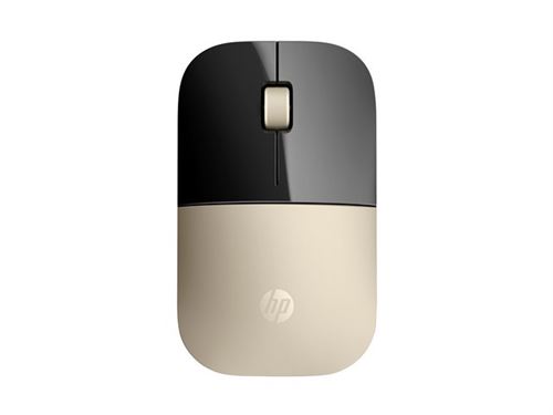 Non Communiqué Bleue Hp Z3700 - Souris - Led - Sans Fil - 2.4 Ghz - Récepteur Sans Fil Usb - Or