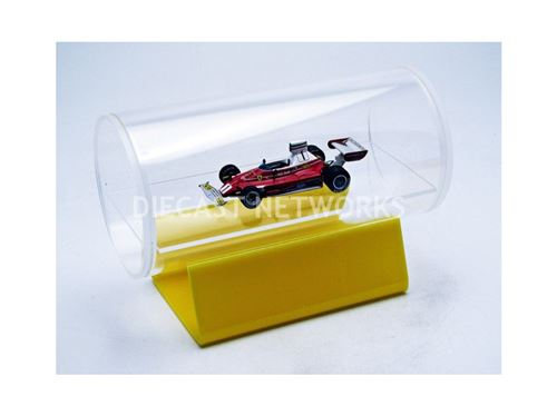Voiture Miniature de Collection MAGIC-MODELS 1-43 - DISPLAY CASE Tub / Show-Case 1/43th - Support Yellow - BV43TUB Jaune