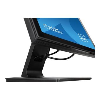iiyama ProLite T1732MSC-B1S - Écran LCD - 17" - écran tactile - 1280 x 1024 - TN - 250 cd/m² - 1000:1 - 5 ms - HDMI, VGA, DisplayPort - haut-parleurs - noir, mat