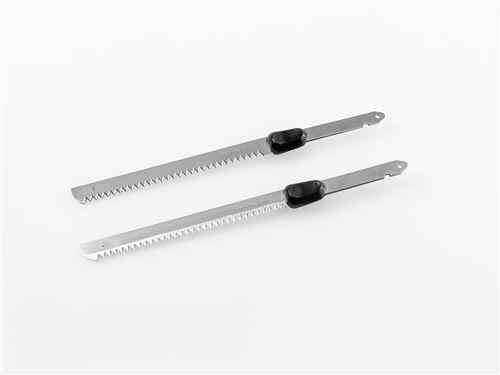 Couteau électrique Fritel Couteau électrique EK 3180 - blanc - 44 x 6,8 x  13,5 cm - avec poignée pratique - couteau à viande et couteau des aliments  congelés - double
