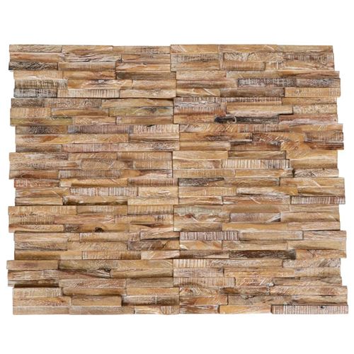 Lot de 30 panneaux muraux aspect bois de chêne avec finition brune Vida XL  3189143 - Habitium®