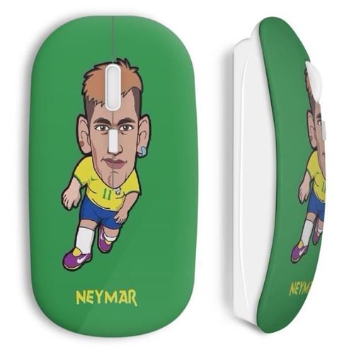 MANIACASE Souris Sans Fil Neymar Football ()