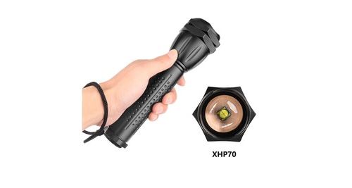 GENERIQUE - Lampe de poche LED XHP70 - Zoomable - Rechargeable USB - Image 2