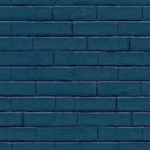 Noordwand Papier peint Good Vibes Brick Wall Bleu