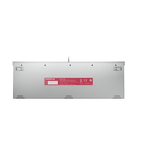 CHERRY MX 2.0S - Clavier - backlit - USB - QWERTZ - Allemand - commutateur : CHERRY MX Blue - blanc