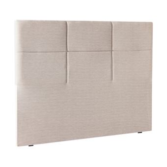 EPEDA Tête de lit Carre Chic 200cm jersey galet