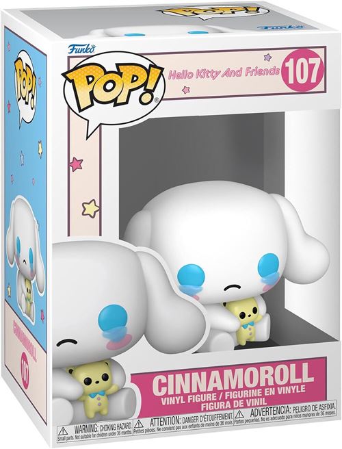 Non Communiqué Or Figurine Funko Pop! N°107 | Hello Kitty | Cinnamoroll