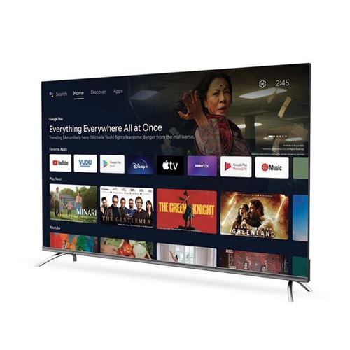 STRONG Smart TV 4K UHD TV 50'' (126 cm) TV Connectée Android TV Streaming Chromecast WiFI Bluetooth Google Assistant
