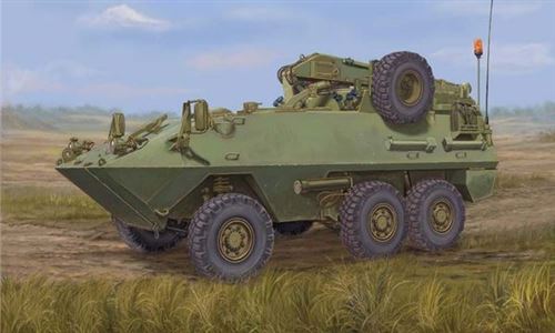  Canadian Husky 6x6 Apc (improved Version - 1:35e - Trumpeter
