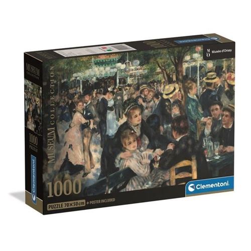 Non Communiqué Noir Puzzle Re : Bal Du Moulin 1000 Pièces