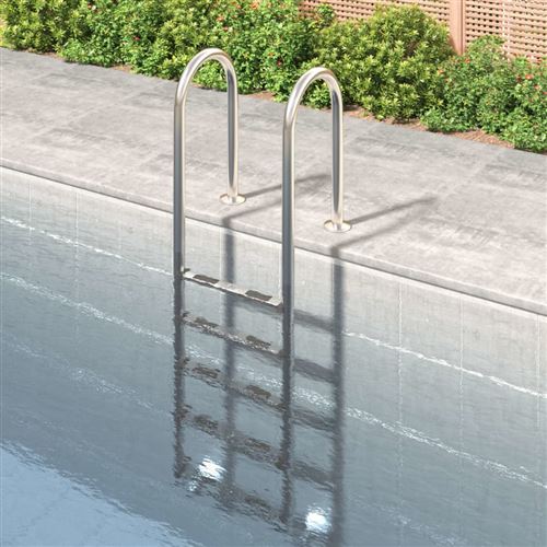 Vidaxl - chelle de piscine 54x38x211 cm acier inoxydable 304
