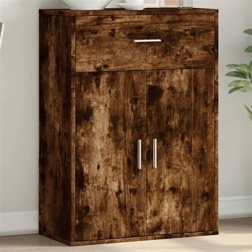 VIDAXL - Buffet - Chêne Fumé - 60x30x84 cm - Image 3