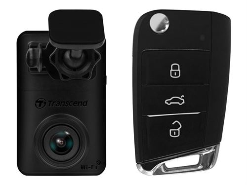 Transcend DrivePro 10 - Appareil photo avec fixation sur tableau de bord - 1080p / 60 pi/s - Wi-Fi - capteur G