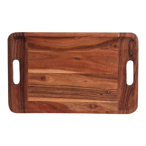 Non Communiqué Marron Plateau Rectangulaire Wild 40X25cm - Table Passion