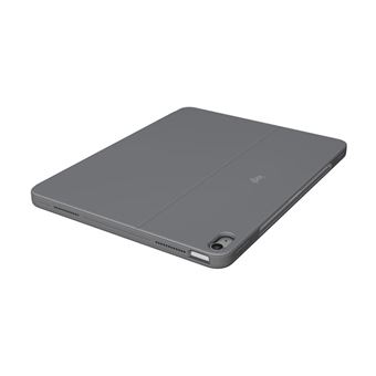 Logitech Combo Touch - Clavier et étui - avec trackpad - rétroéclairé - Apple Smart connector - QWERTZ - Suisse - gris oxford - pour Apple 13-inch iPad Air (M2, M3)