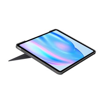 Logitech Combo Touch - Clavier et étui - avec trackpad - rétroéclairé - Apple Smart connector - QWERTZ - Suisse - gris oxford - pour Apple 13-inch iPad Air (M2, M3)