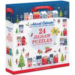 Calendrier Avent 2025 Puzzle 1008 Pièces – Cheminée Festive Noël, 24 Jours, Activité Famille Enfants Adultes, Compte à Rebours
