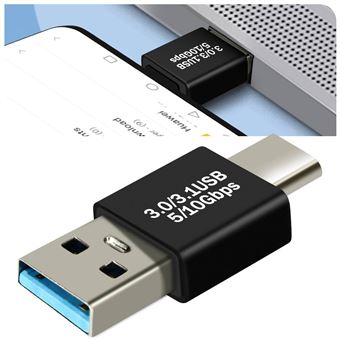 Avizar Adaptateur USB C + USB, Pack de 4 Adaptateurs OTG mâle
