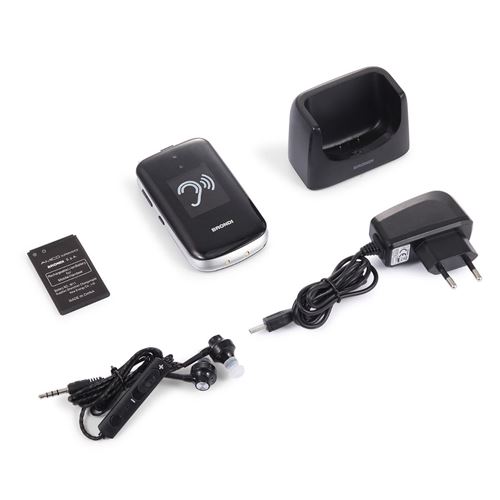 Cellulaire Brondi Amico Supervoice Black / Silver DS ITA