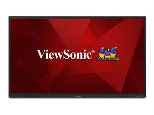 ViewSonic ViewBoard IFP75G1 - Classe de diagonale 75" (74.5" visualisable) écran LCD rétro-éclairé par LED - interactive - avec écran tactile (multi-touch) / capacité PC en option (slot-in) - 4K UHD (2160p) 3840 x 2160 - LED à éclairage direct